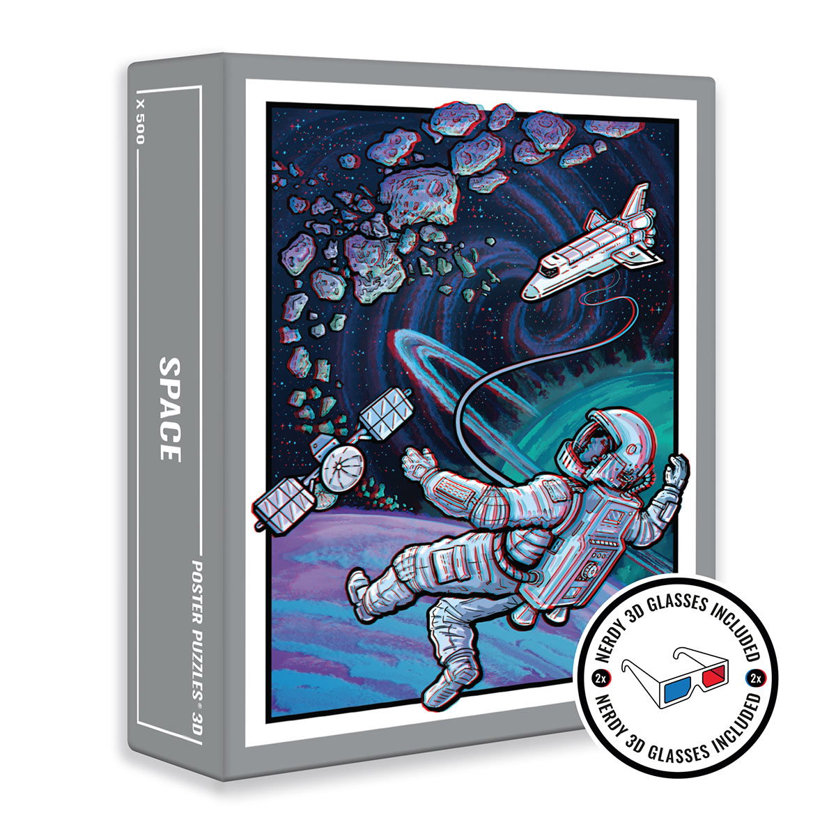 Space 3D Jigsaw Puzzle (500 pieces) image 0