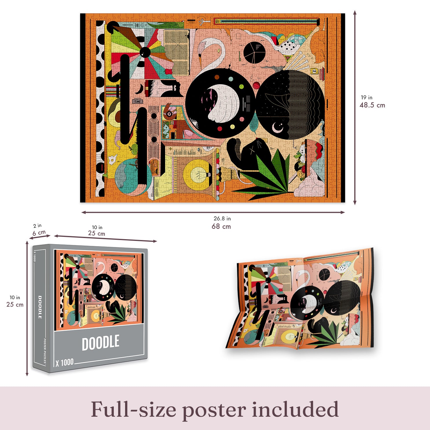 Doodle Jigsaw Puzzle (1000 pieces)
