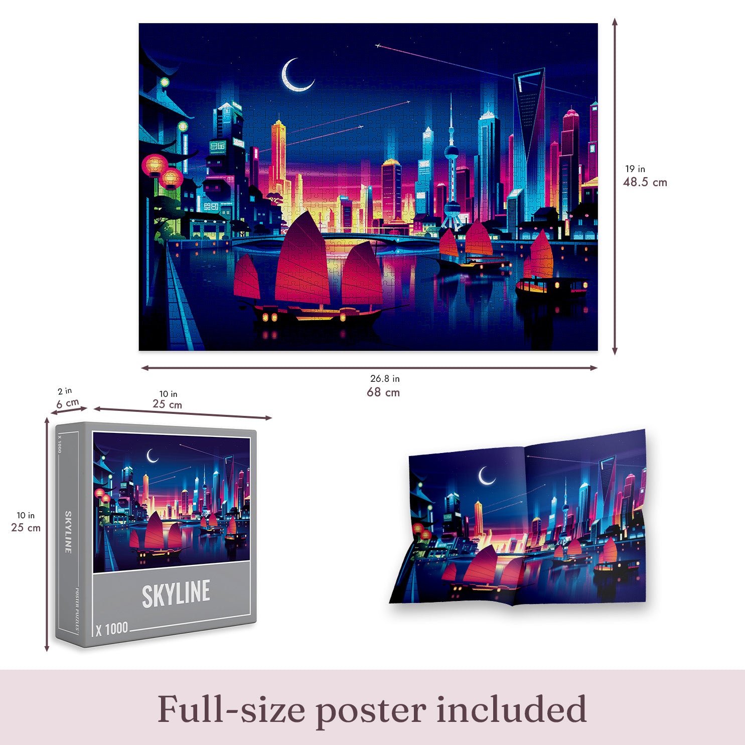 Skyline Jigsaw Puzzle (1000 pieces)
