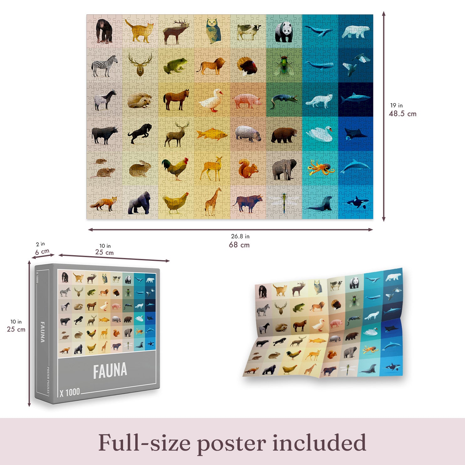 Puzzle „Fauna“ (1000 Teile)
