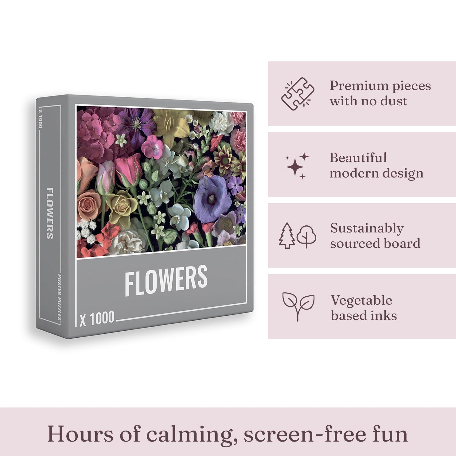 Blumenpuzzle (1000 Teile)
