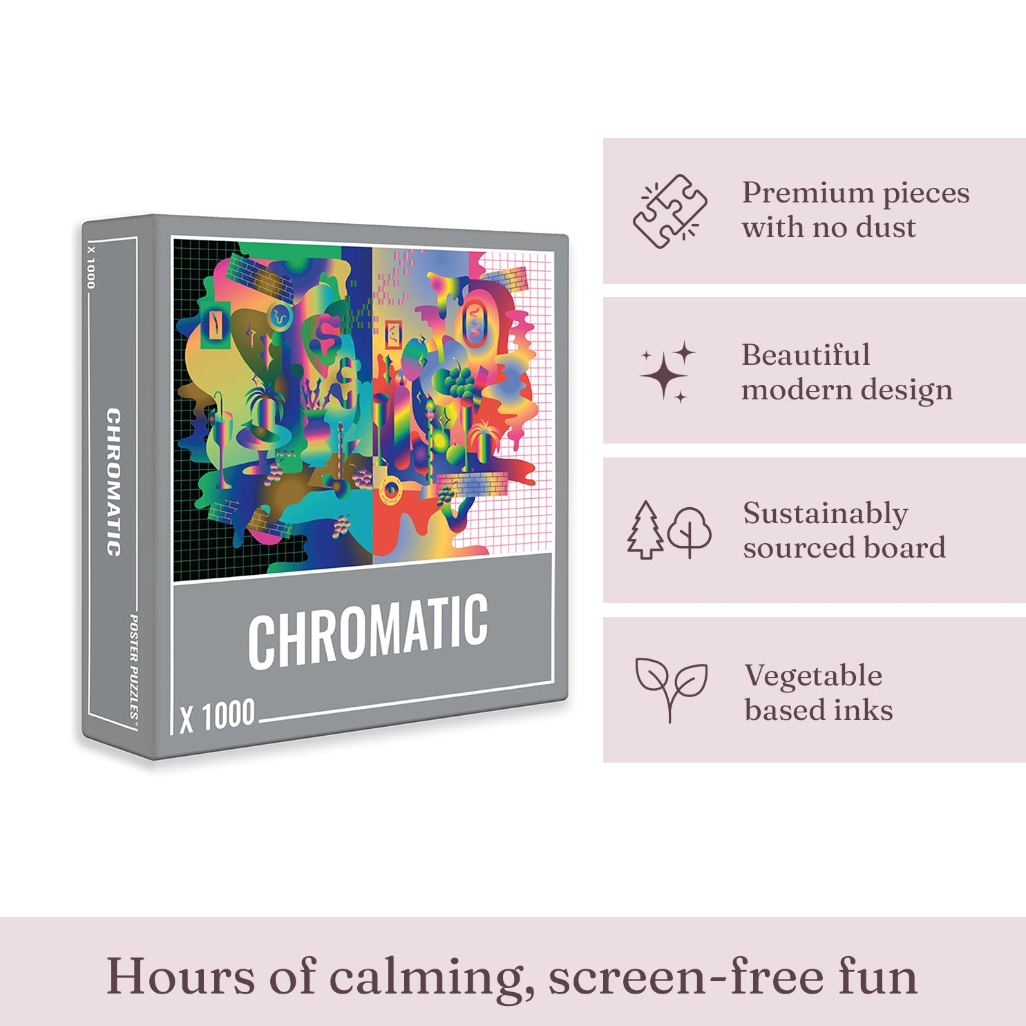 Chromatisches Puzzle (1000 Teile)