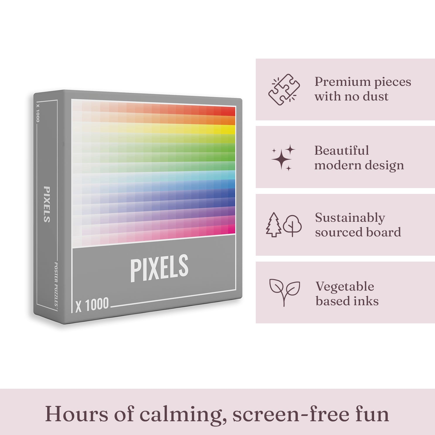 Pixels Jigsaw Puzzle (1000 pieces)