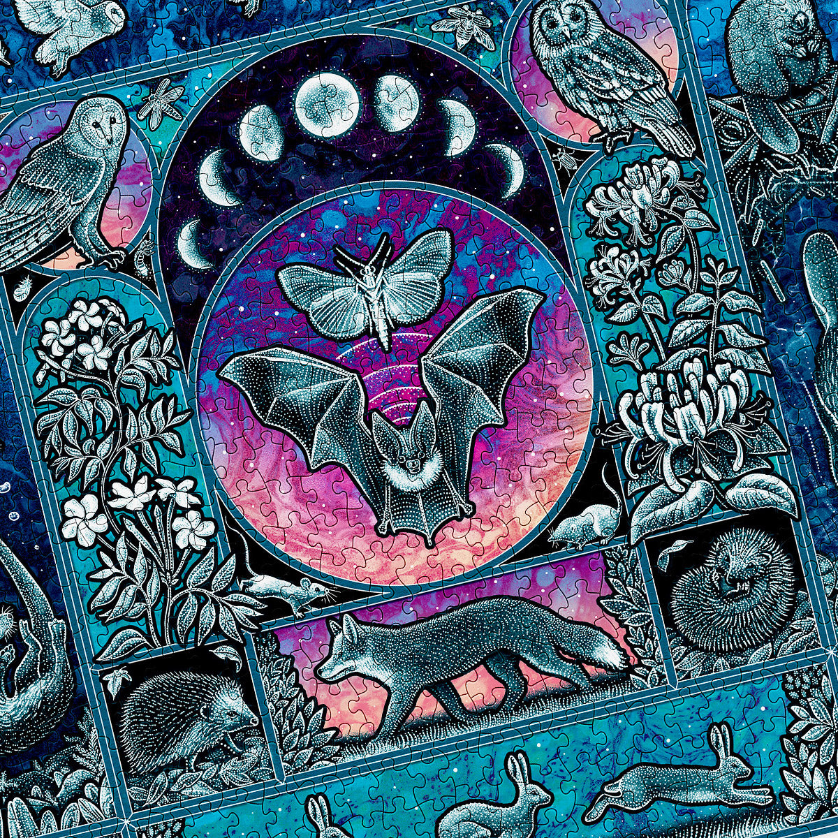 Nocturnal Glow in the Dark Puzzle (Small Batch) 1000 Pieces image 5