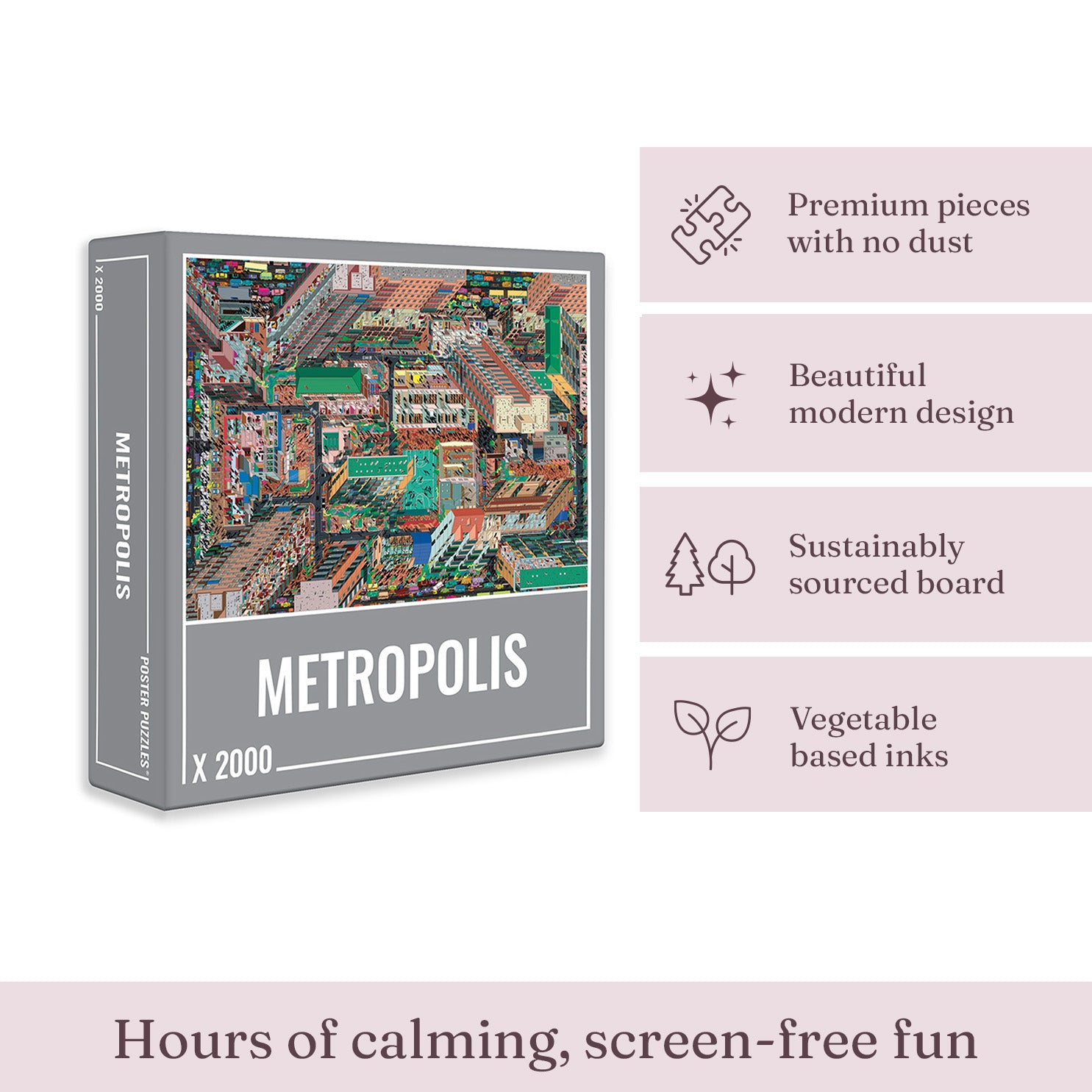 Metropolis Jigsaw Puzzle (2000 pieces)