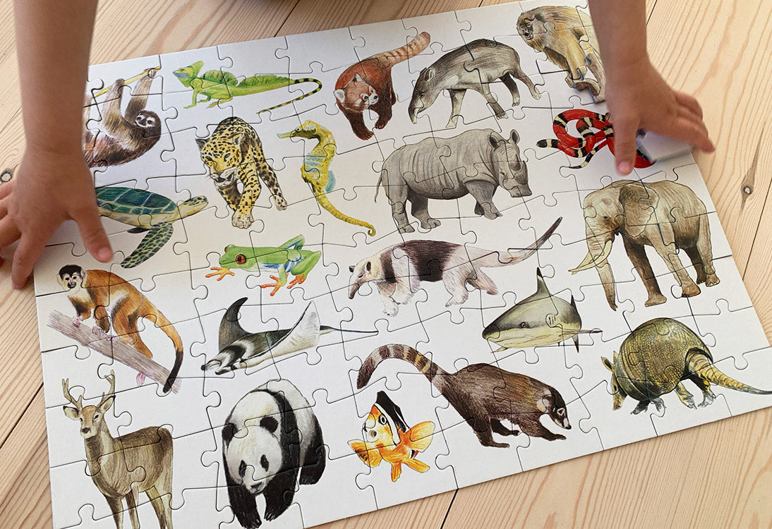 Animals Jigsaw Puzzle for Kids (100 Pieces) image 3