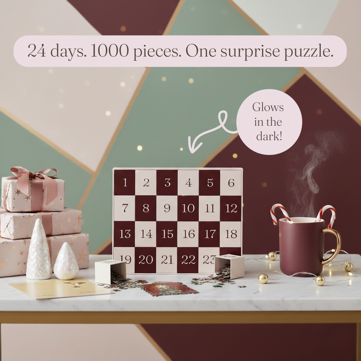 Glow in the Dark Puzzle Advent Calendar