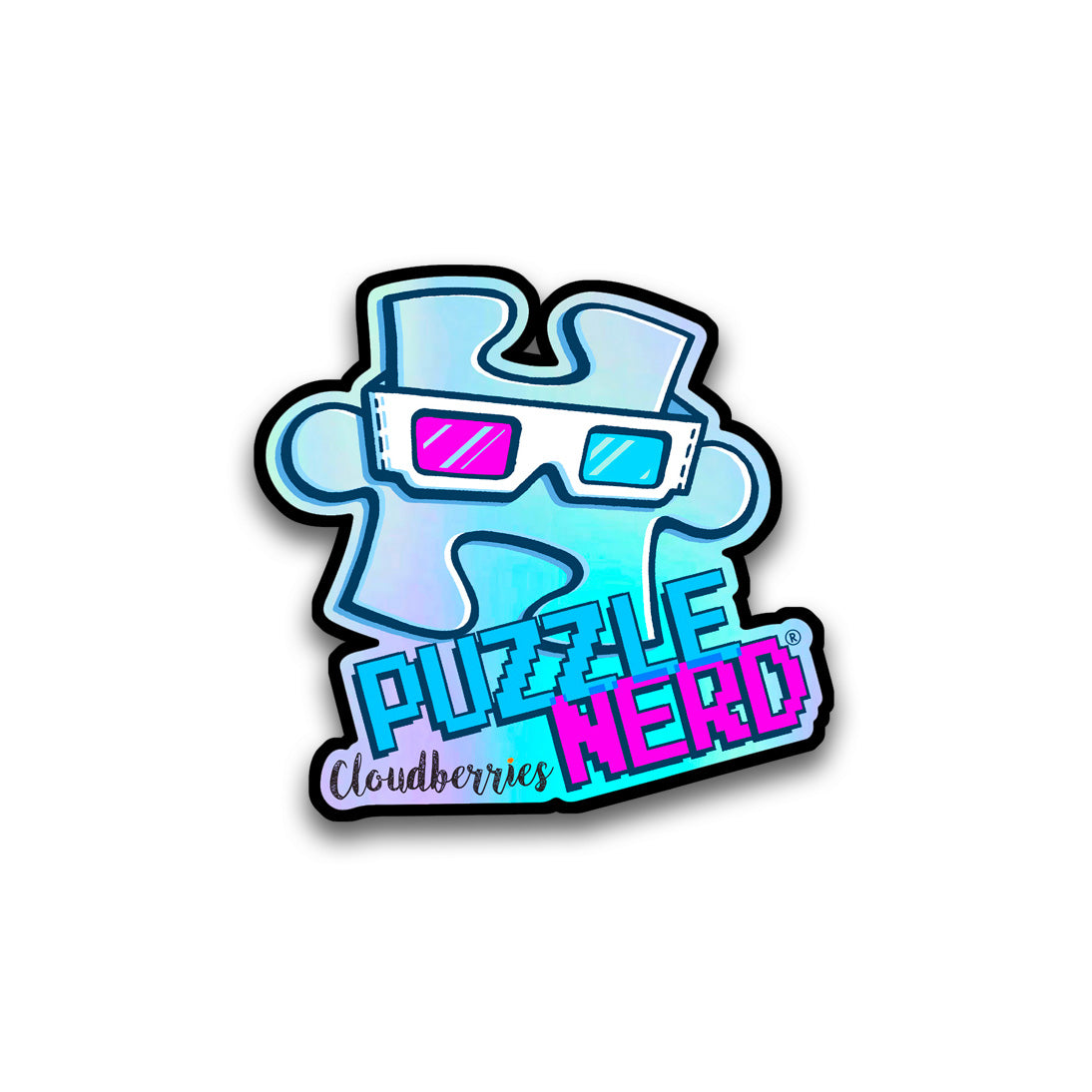 Puzzle Nerd fridge magnet image 0