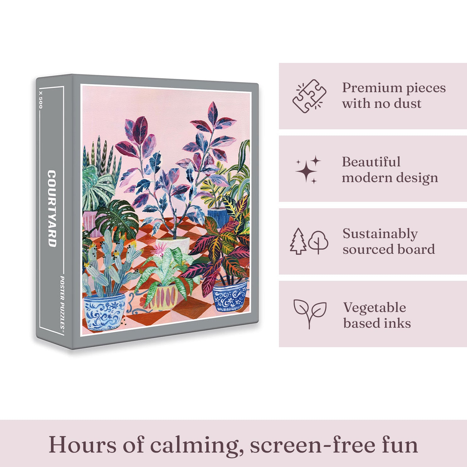 Courtyard Jigsaw Puzzle (500 pieces)