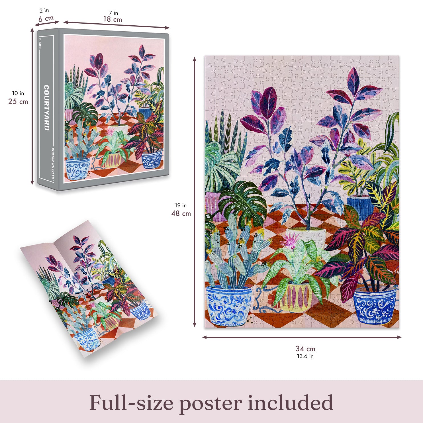 Courtyard Jigsaw Puzzle (500 pieces)