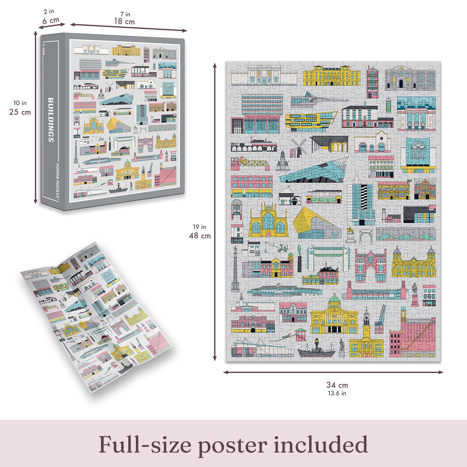 Buildings Jigsaw Puzzle (500 pieces)