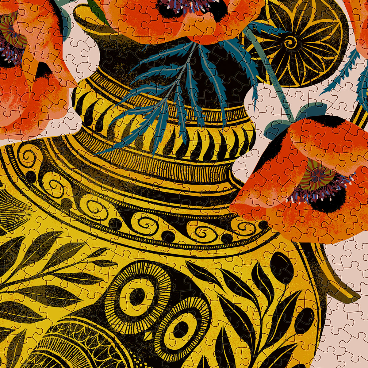 Poppies 1000 Piece Puzzle (Small Batch) image 4
