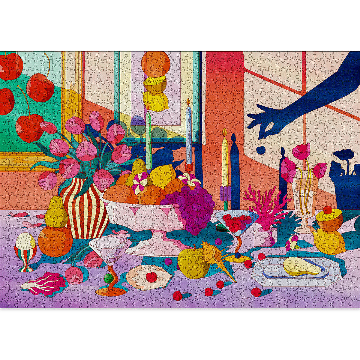 Cherries 1000 Piece Puzzle (Small Batch) image 1