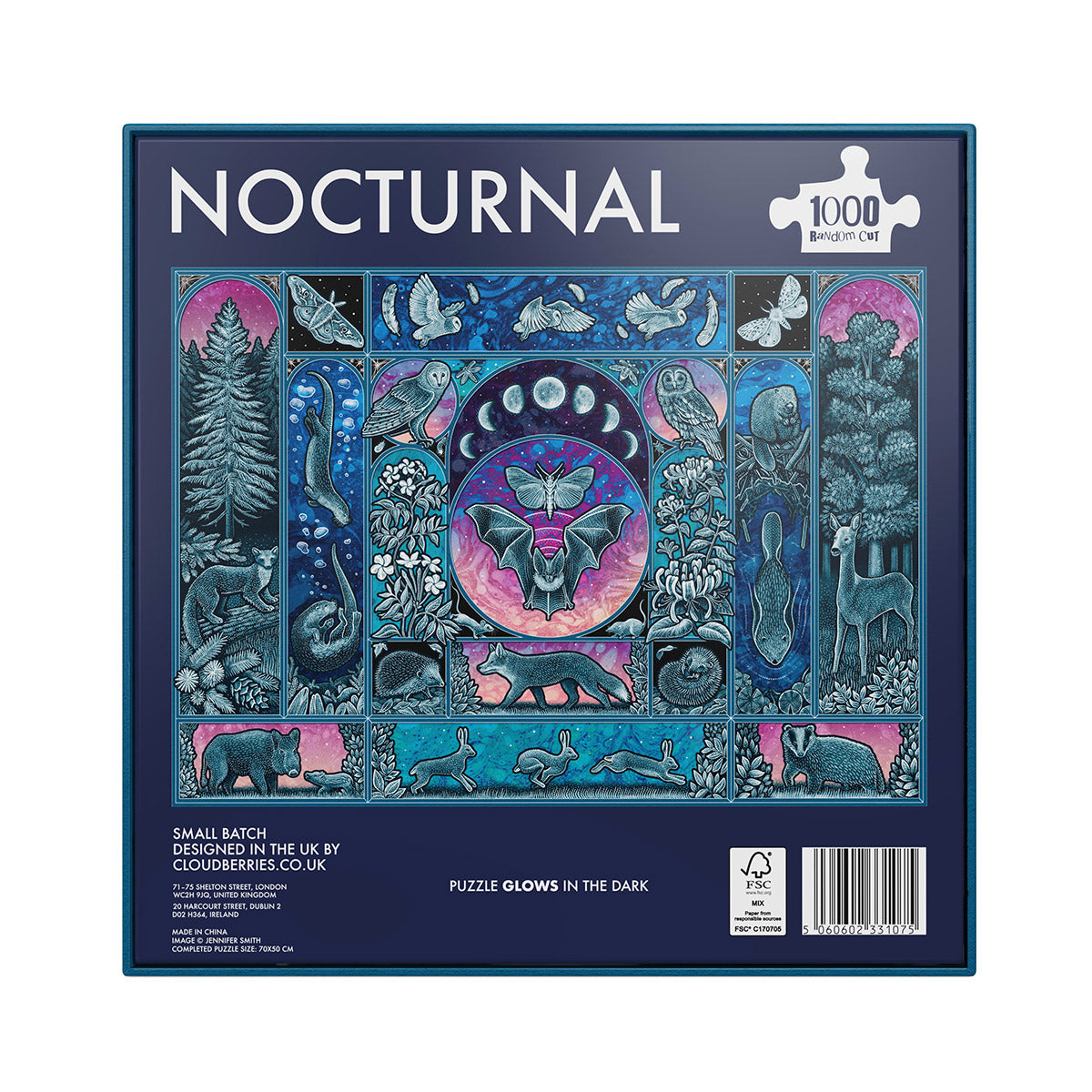 Nocturnal Glow in the Dark Puzzle (Small Batch) 1000 Pieces image 3