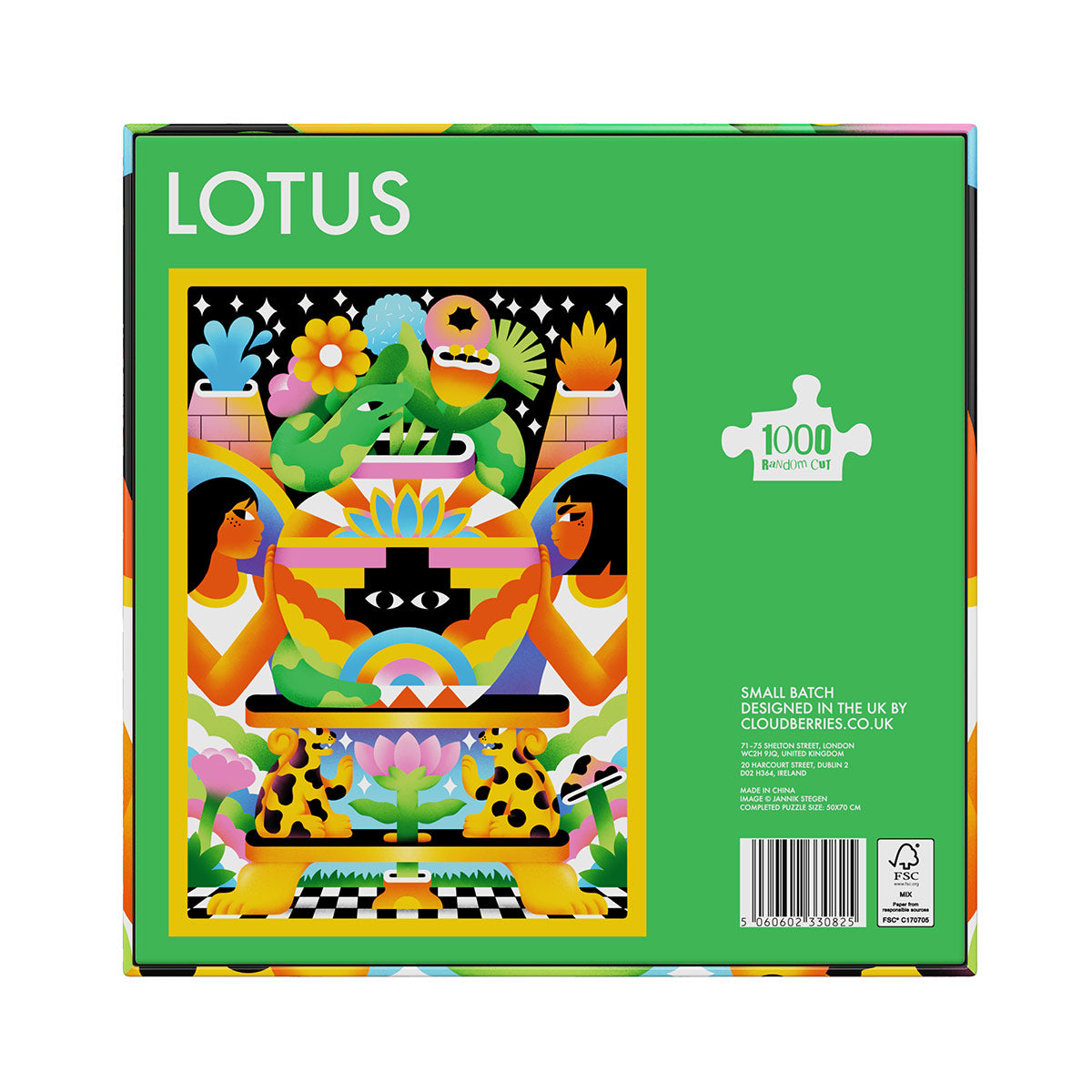 Lotus 1000 Piece Puzzle (Small Batch) image 3