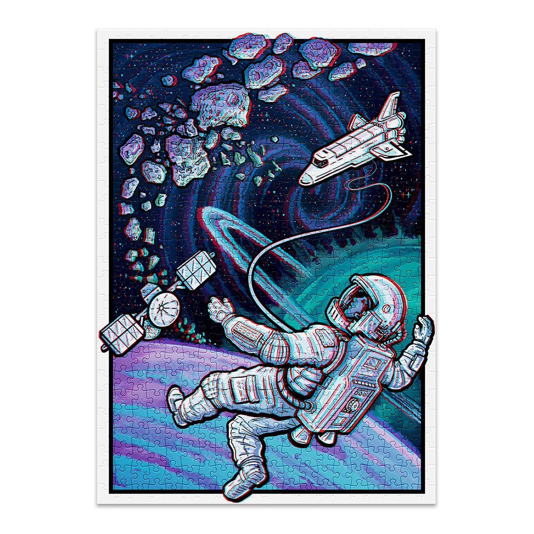 Space 3D Jigsaw Puzzle (500 pieces) image 1