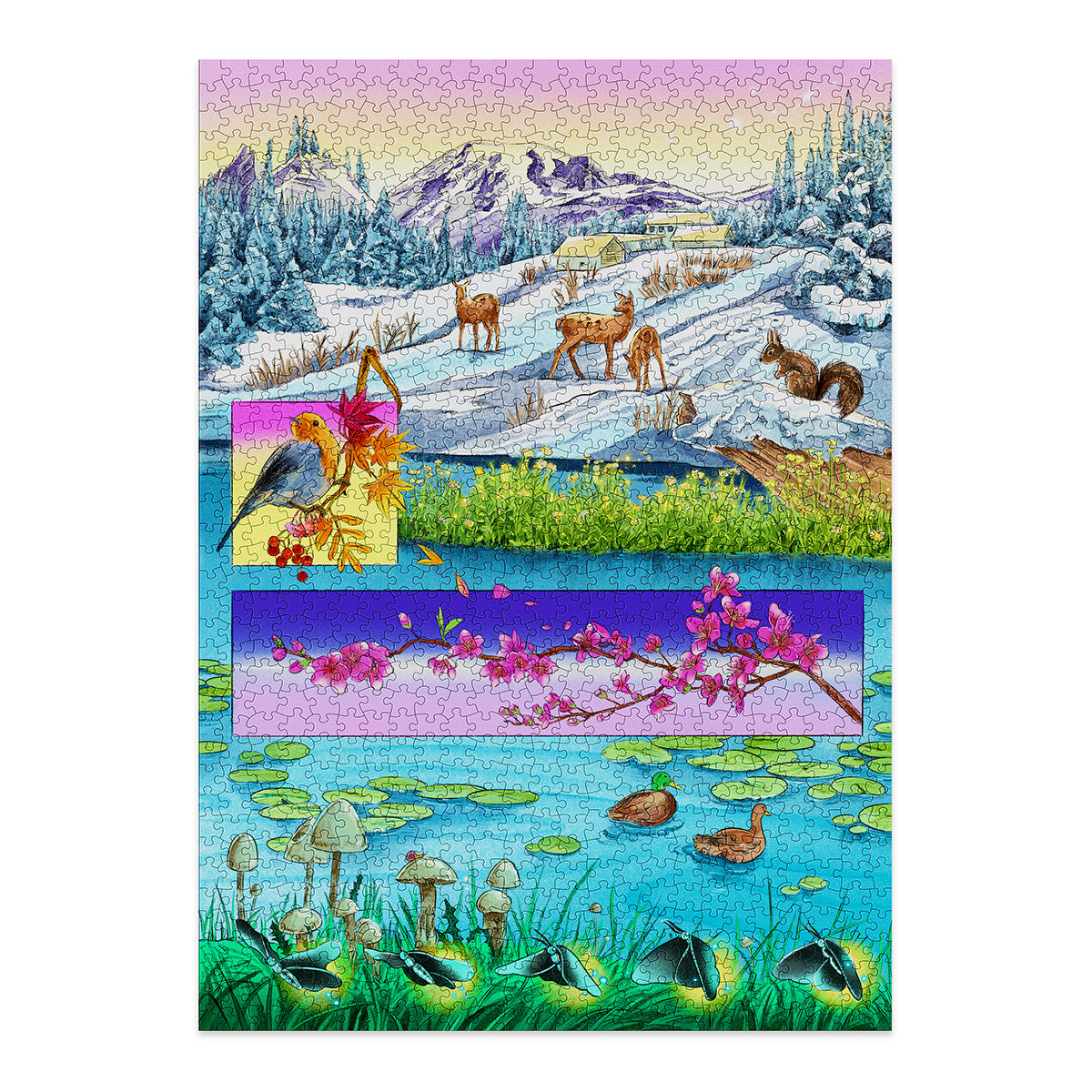 Seasons 1000 Piece Puzzle (Small Batch) image 1