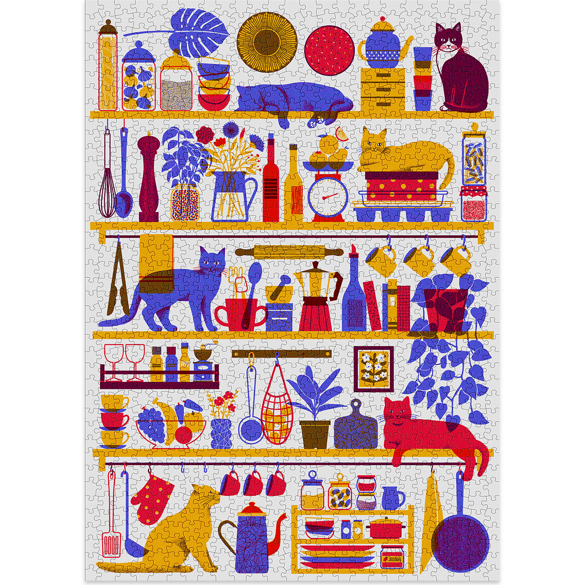 Cats 1000 Piece Puzzle (Small Batch) image 1