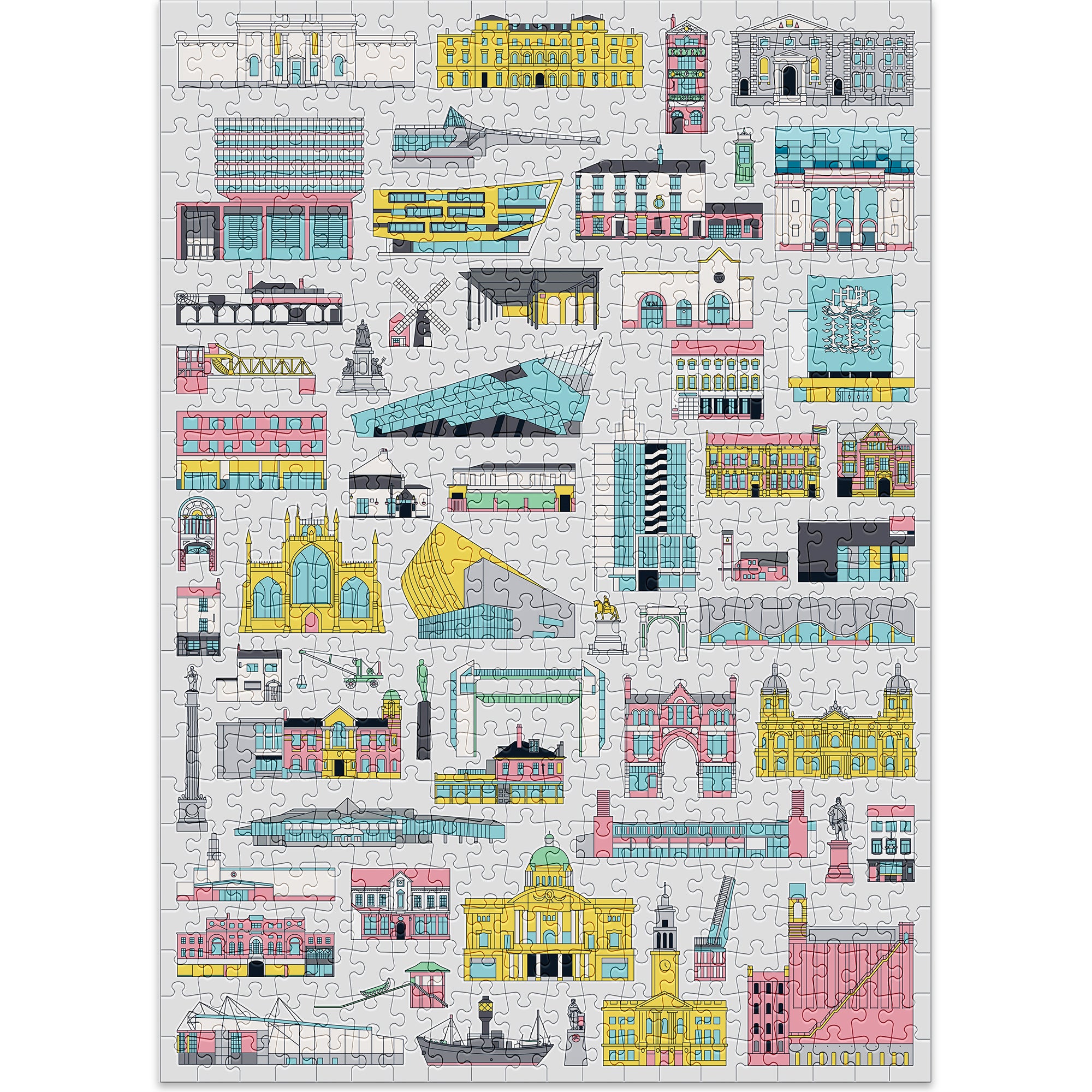 Gebäude-Puzzle (500 Teile)