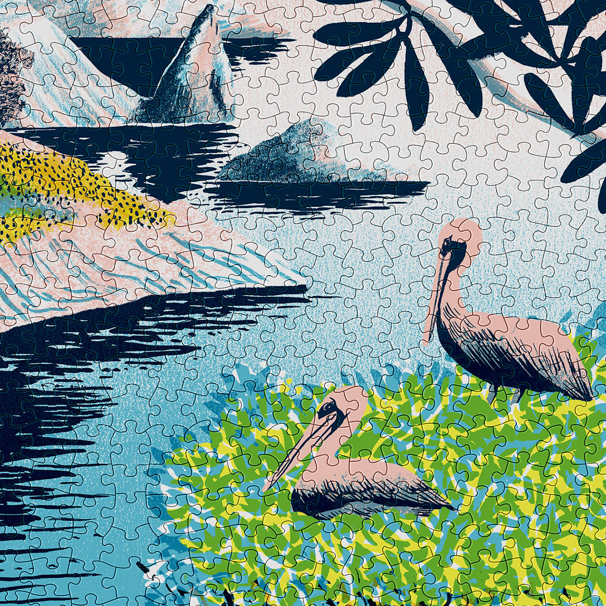 Pelicans 1000 Piece Puzzle (Small Batch) image 5