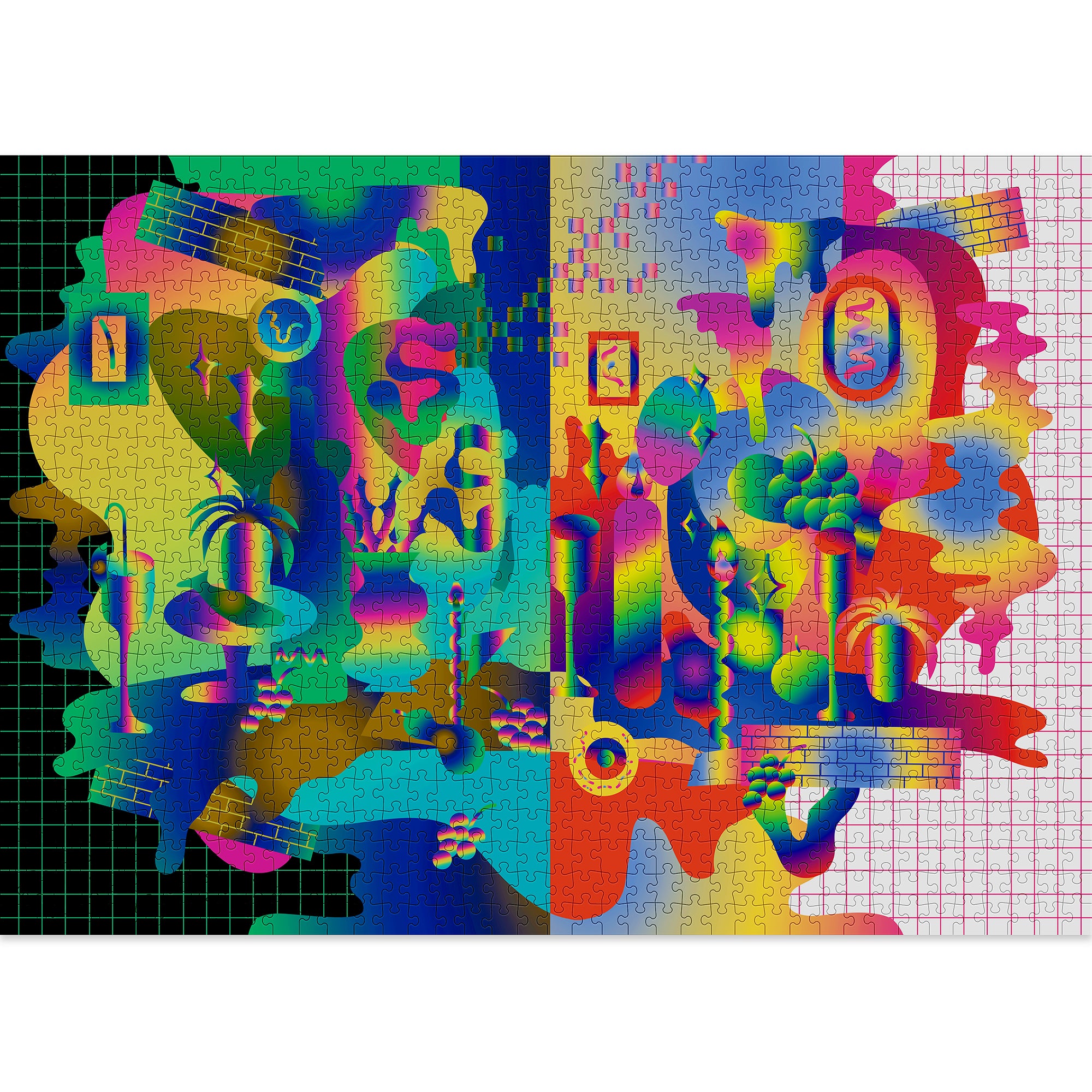 Chromatisches Puzzle (1000 Teile)