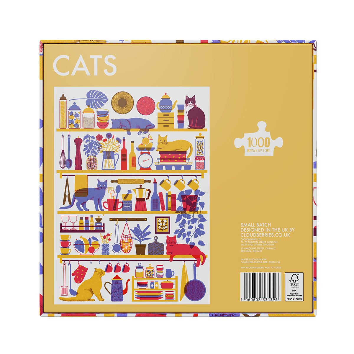 Cats 1000 Piece Puzzle (Small Batch) image 4