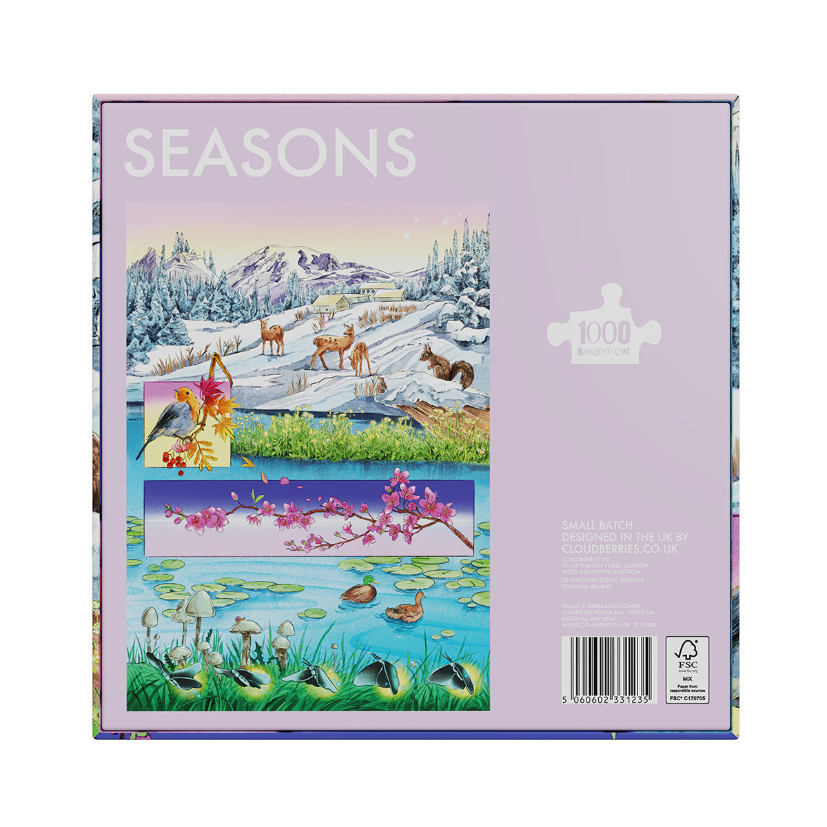 Seasons 1000 Piece Puzzle (Small Batch) image 3