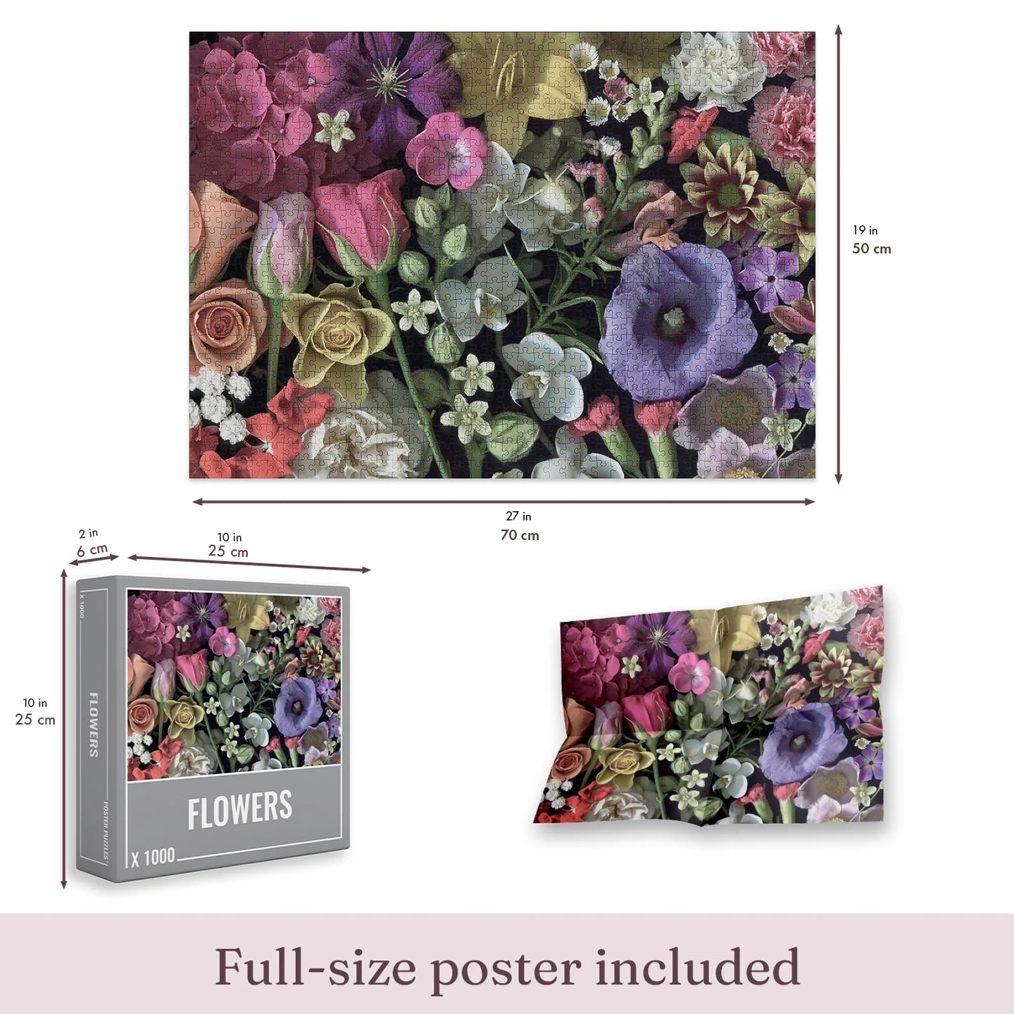 Blumenpuzzle (1000 Teile)