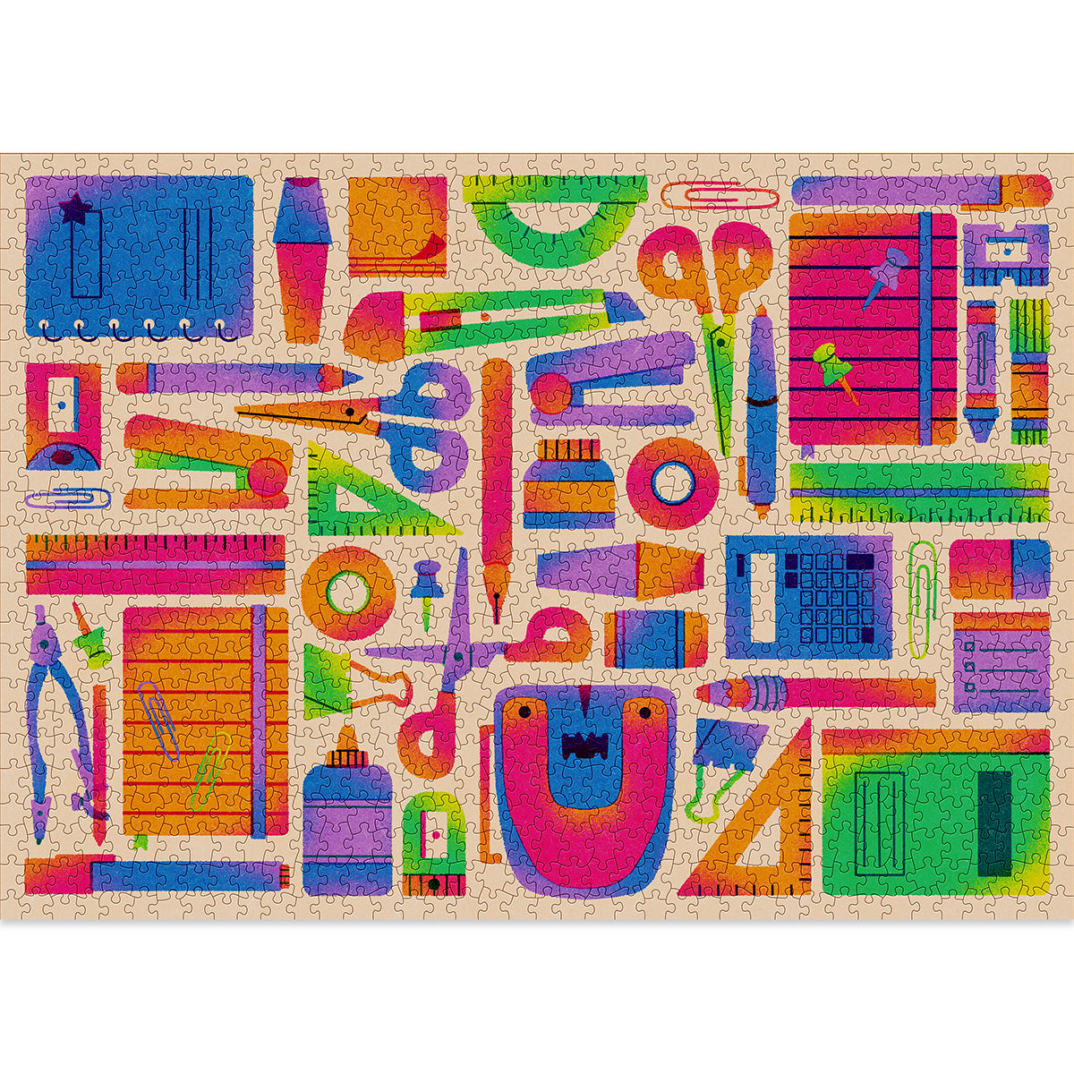 Stationery 1000 Piece Puzzle (Small Batch)