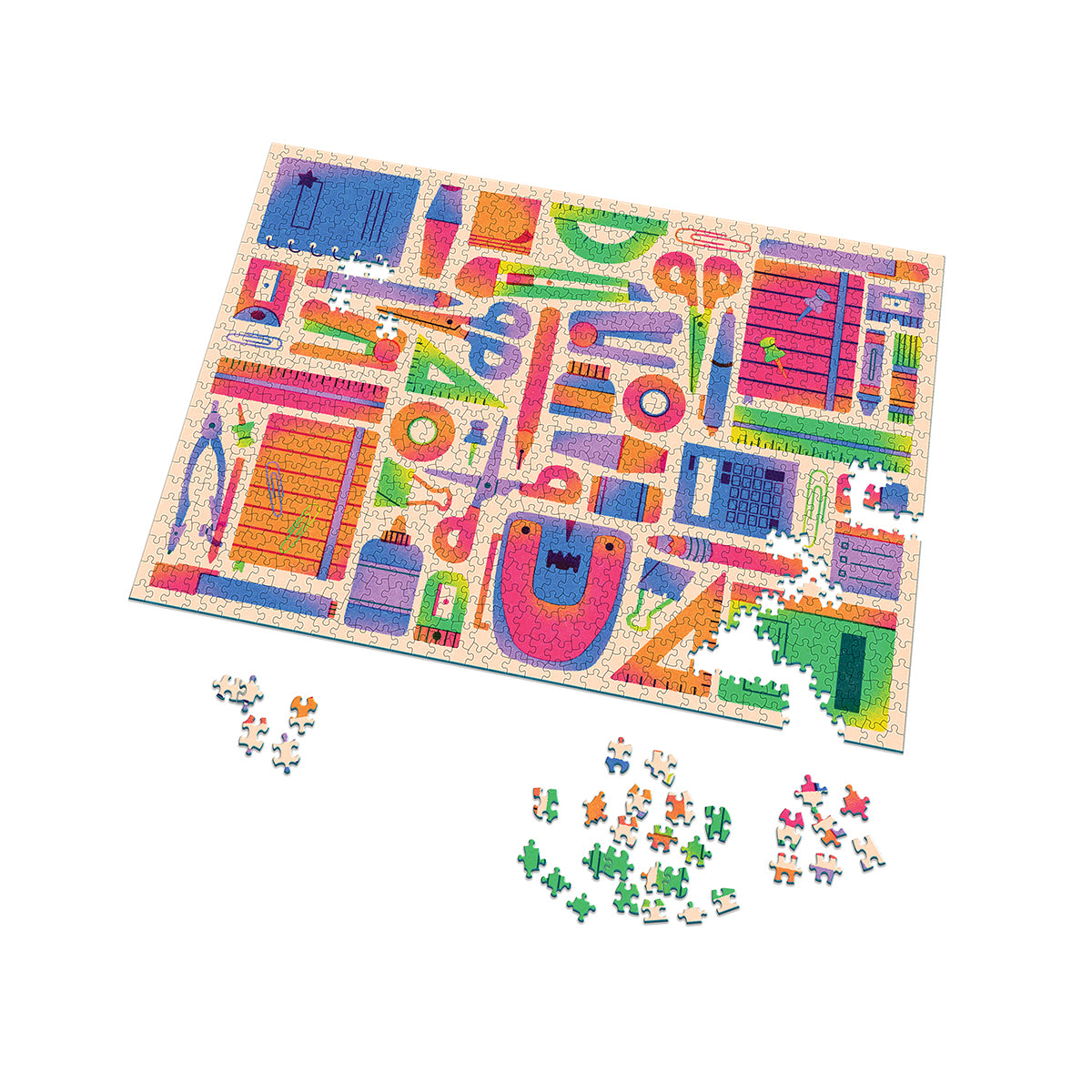 Stationery jigsaw puzzle