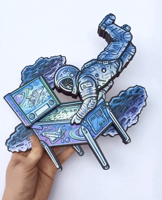 Pinball Astronaut by Brad Albright