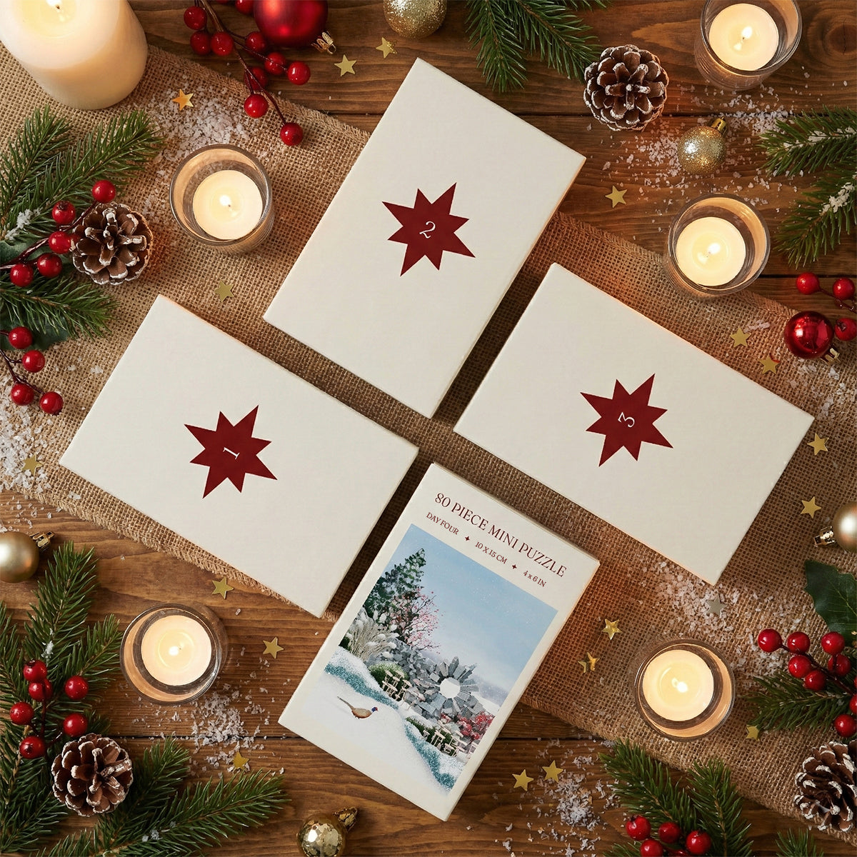 12 Mini Puzzles of Christmas