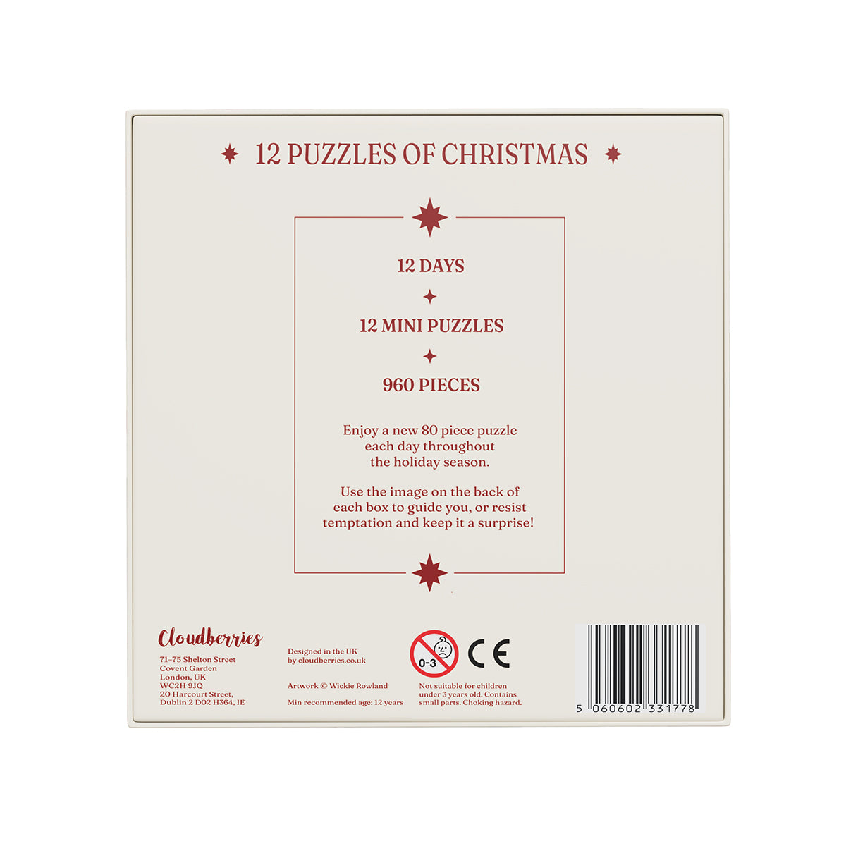 12 Puzzles of Christmas (Gift Set)