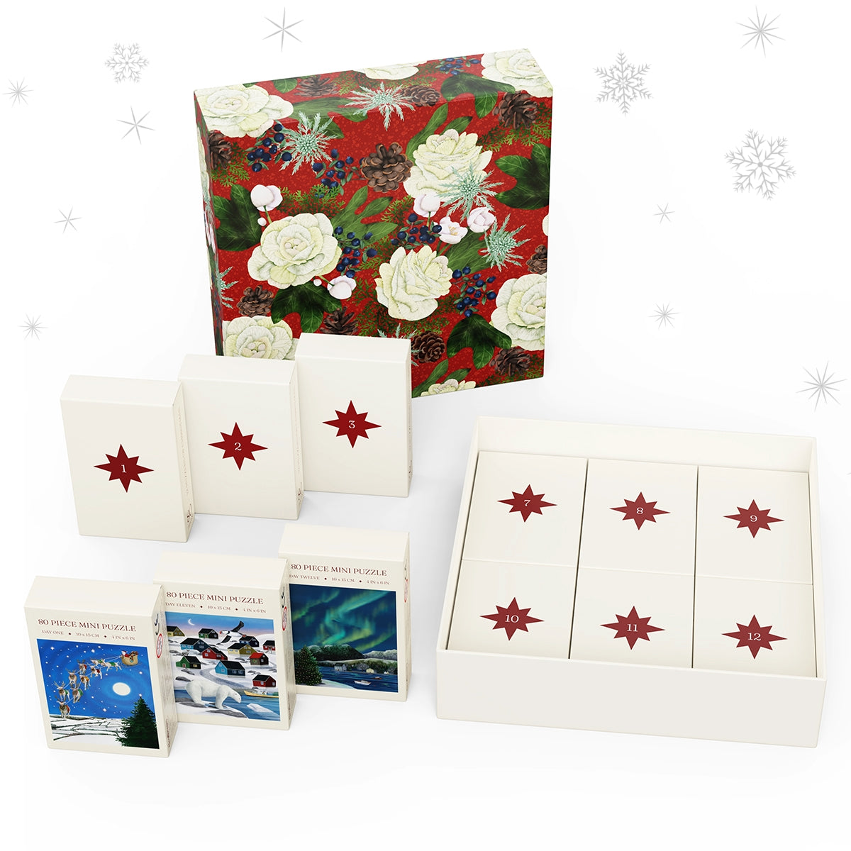 12 Puzzles of Christmas (Gift Set)