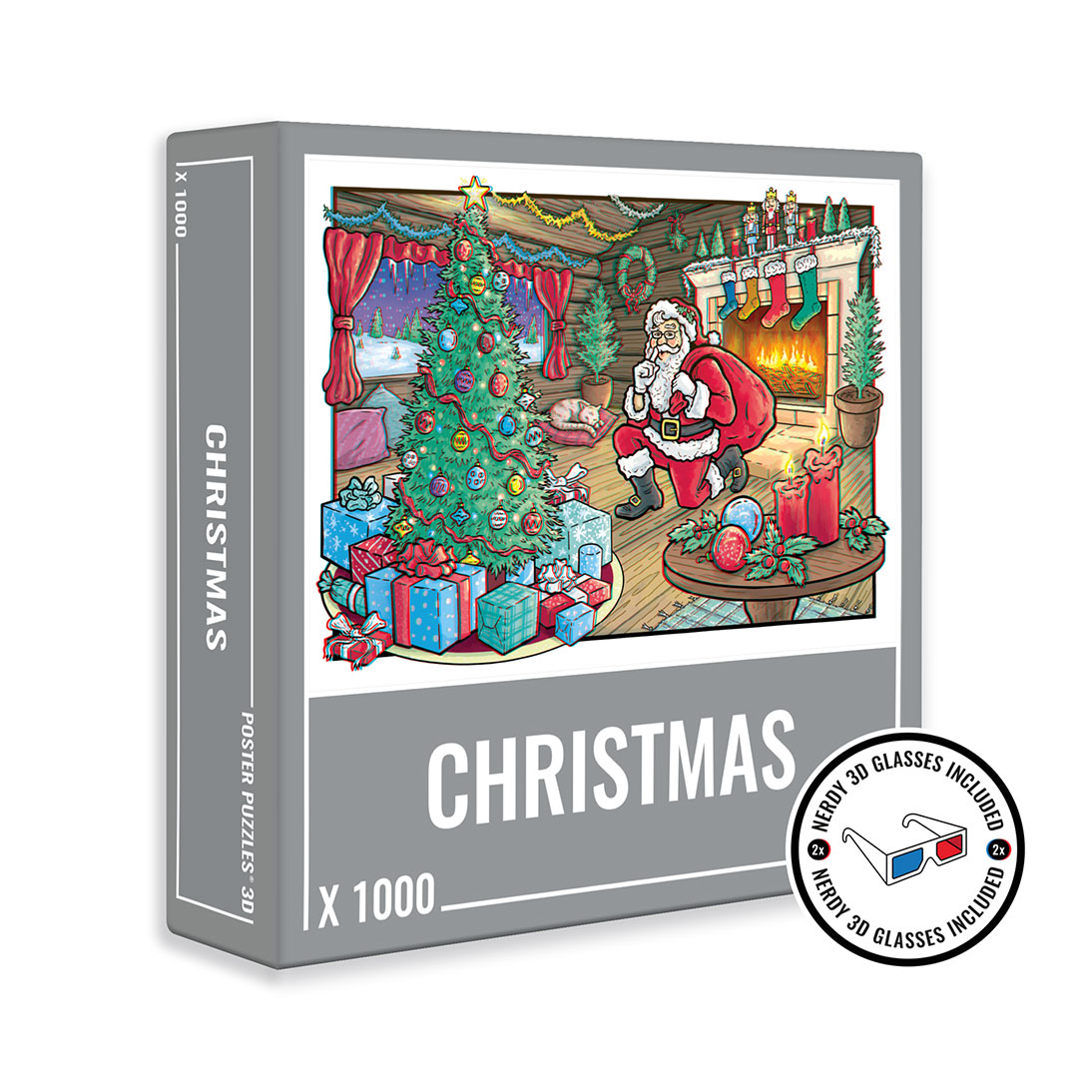 Christmas 3D Jigsaw Puzzle (1000 pieces) image 0