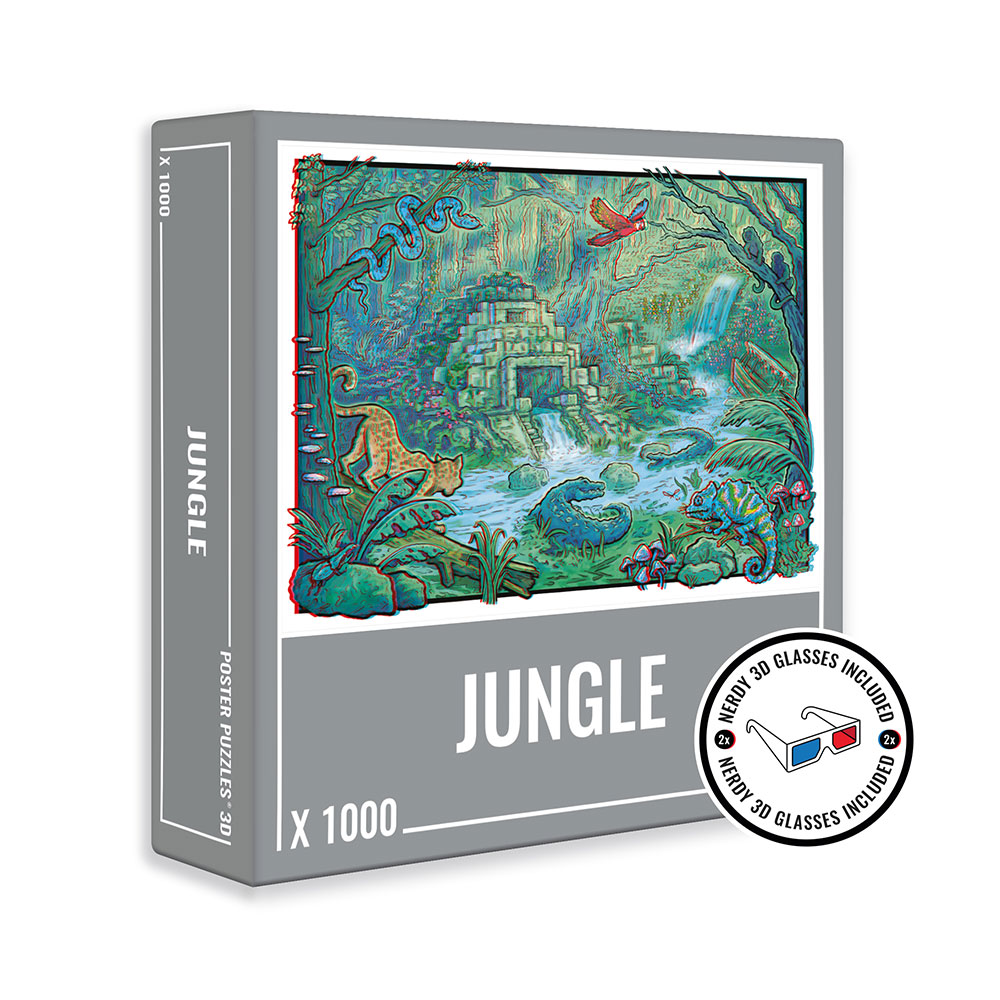 Jungle 3D Jigsaw Puzzle (1000 pieces) image 0