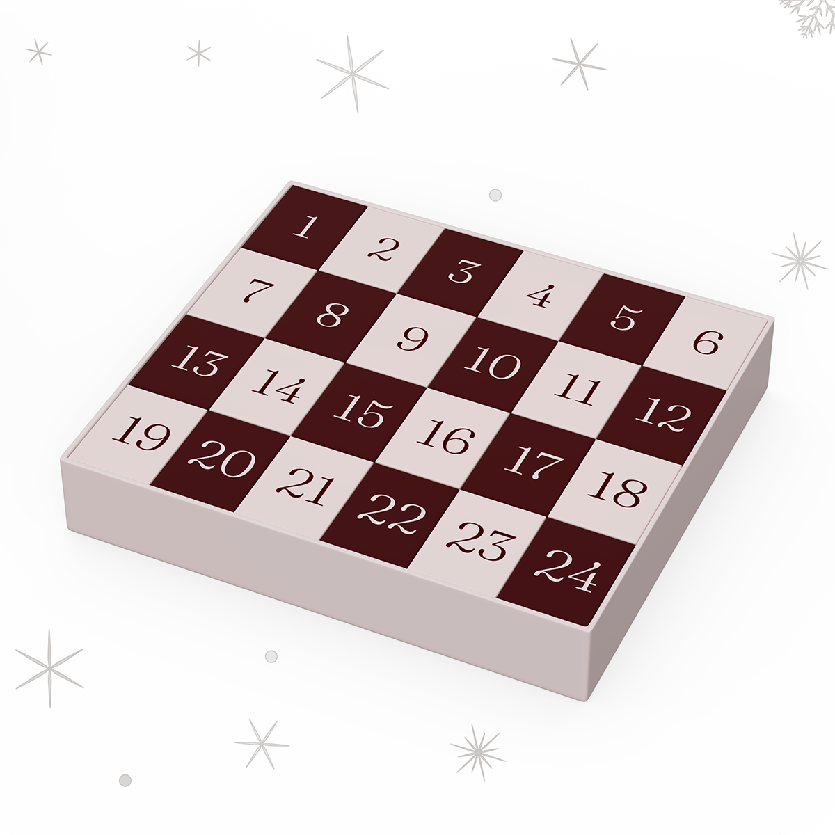 Glow in the dark puzzle advent calendar
