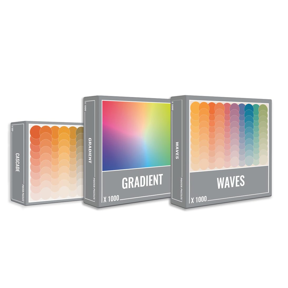 Gradient Bundle (3 x 1000 Piece Puzzles)