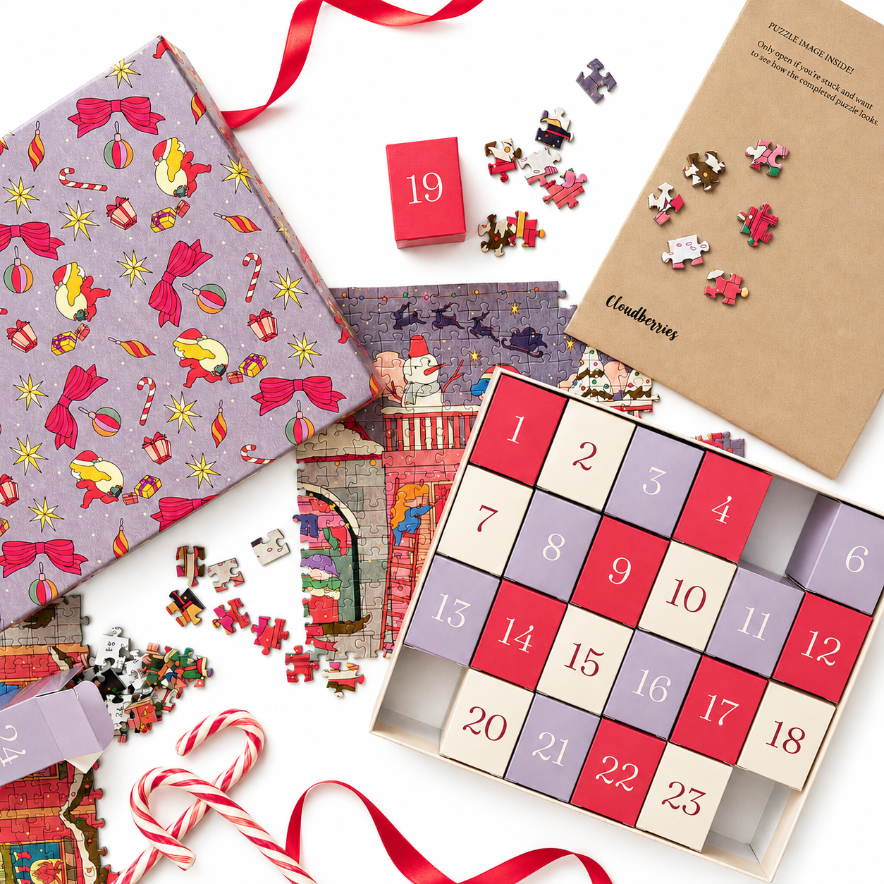 Deck the Halls Jigsaw Puzzle Advent Calendar
