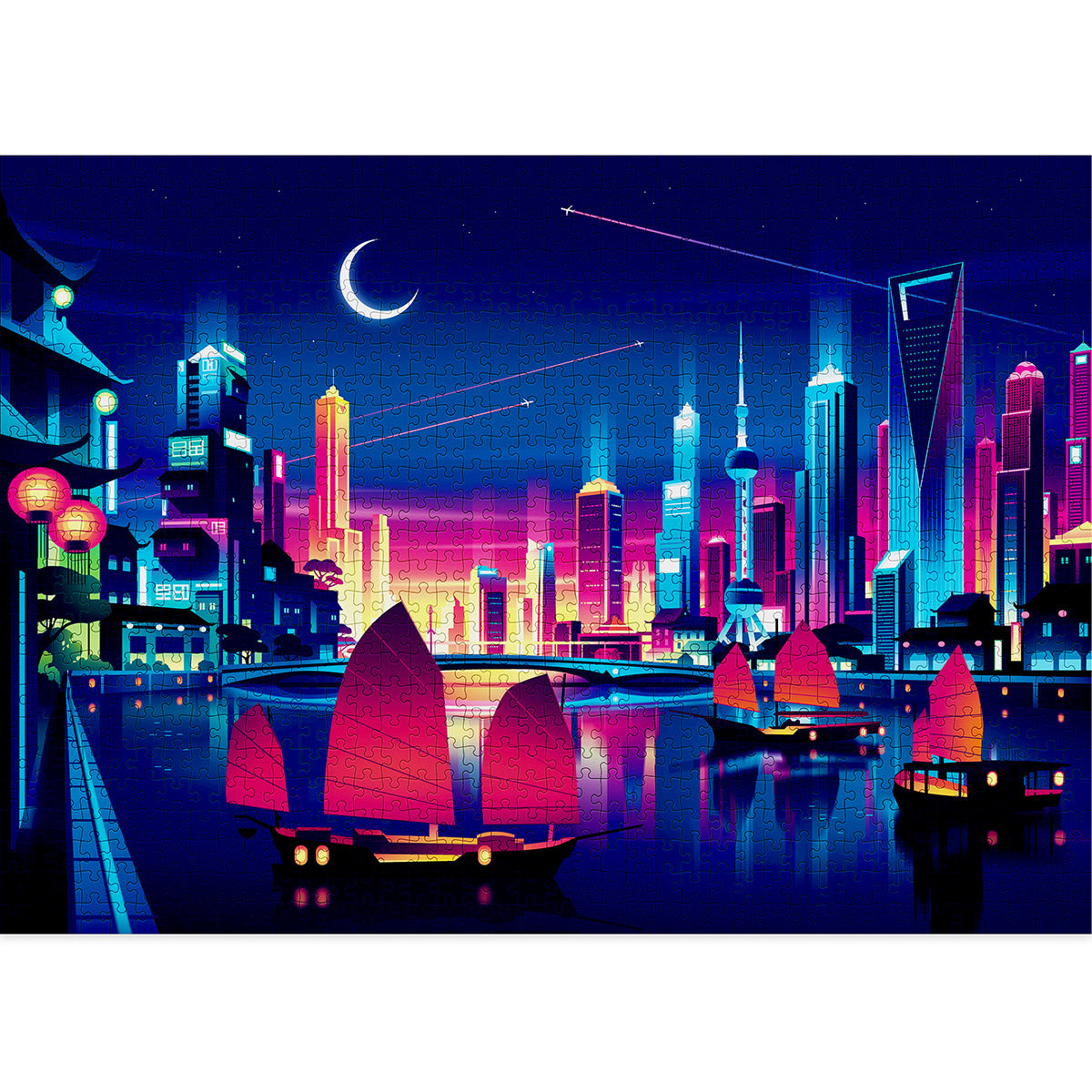 Skyline Jigsaw Puzzle (1000 pieces) image 1