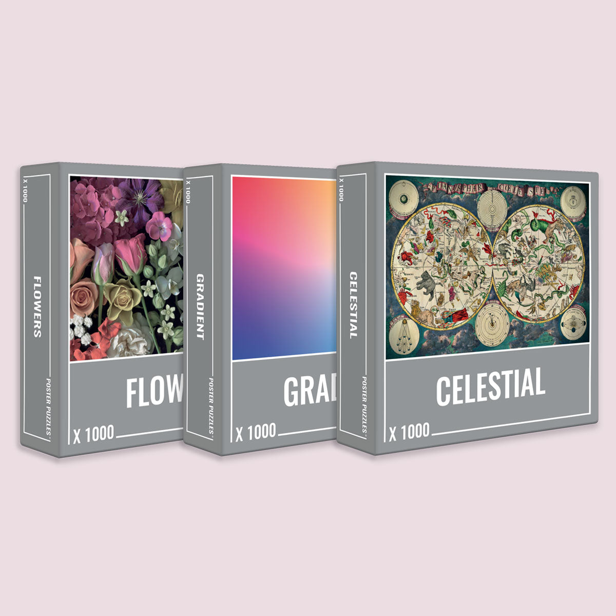 Beginners Bundle (3 x 1000 Piece Puzzles)