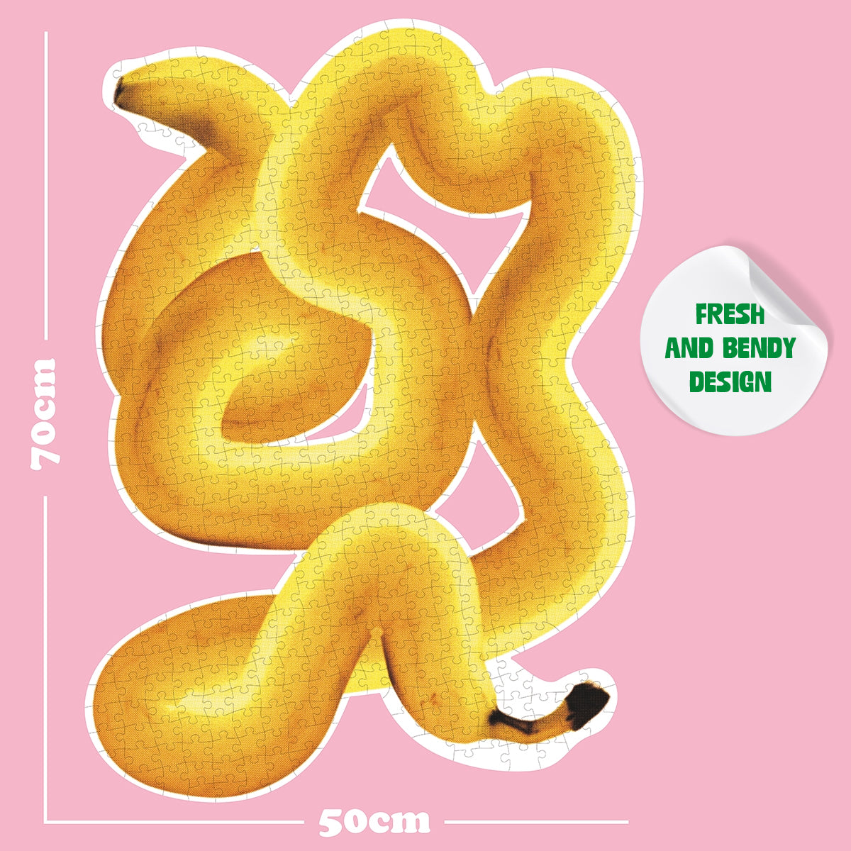 Big Banana Shaped Puzzle (500 Pieces)