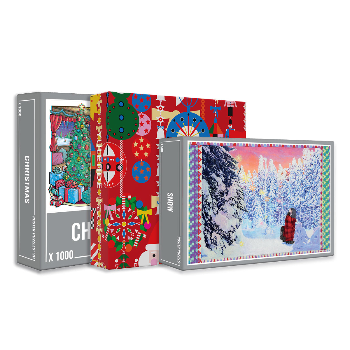 Christmas Puzzle Bundle (3 x puzzles)