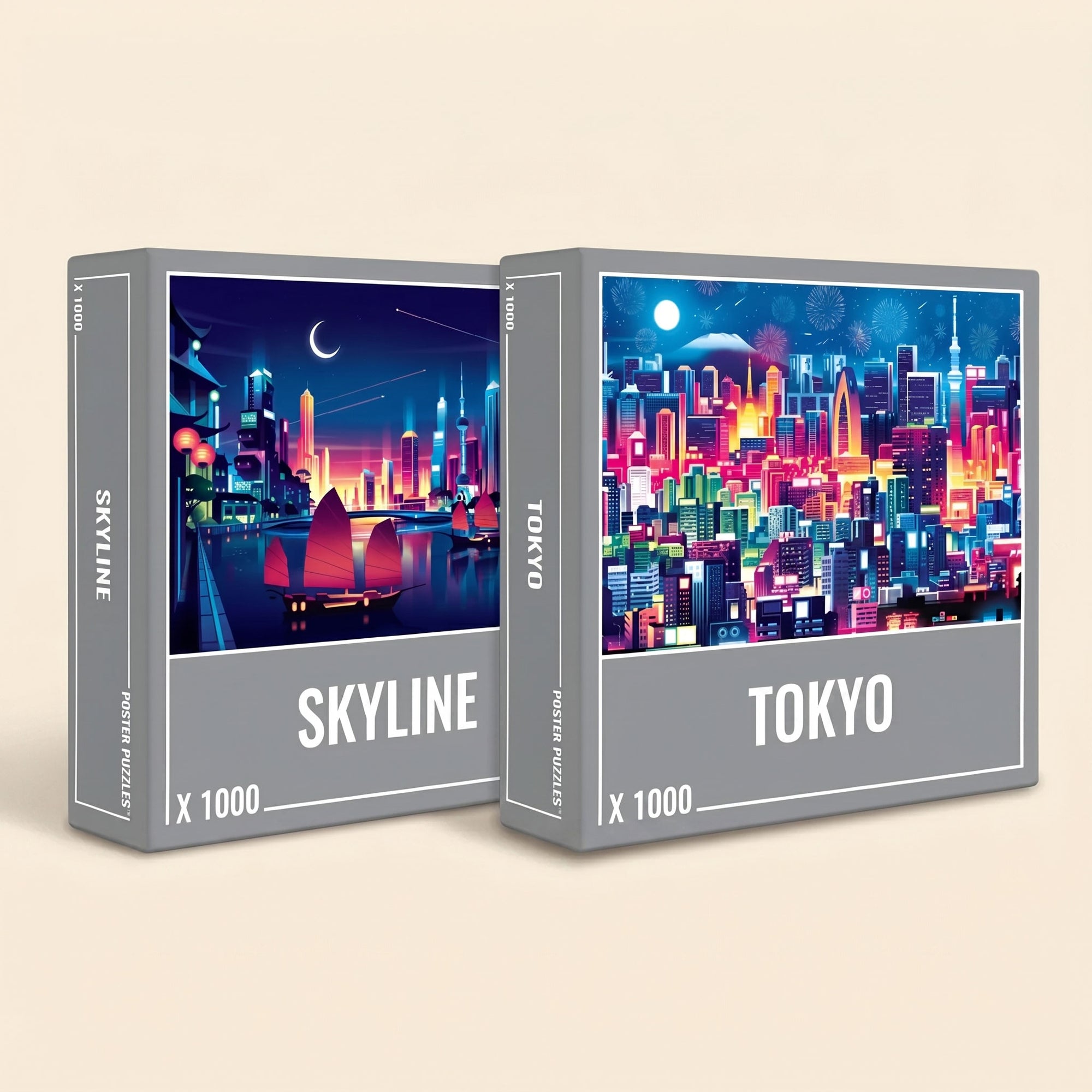 City Bundle (2 x 1000 Piece Puzzles)