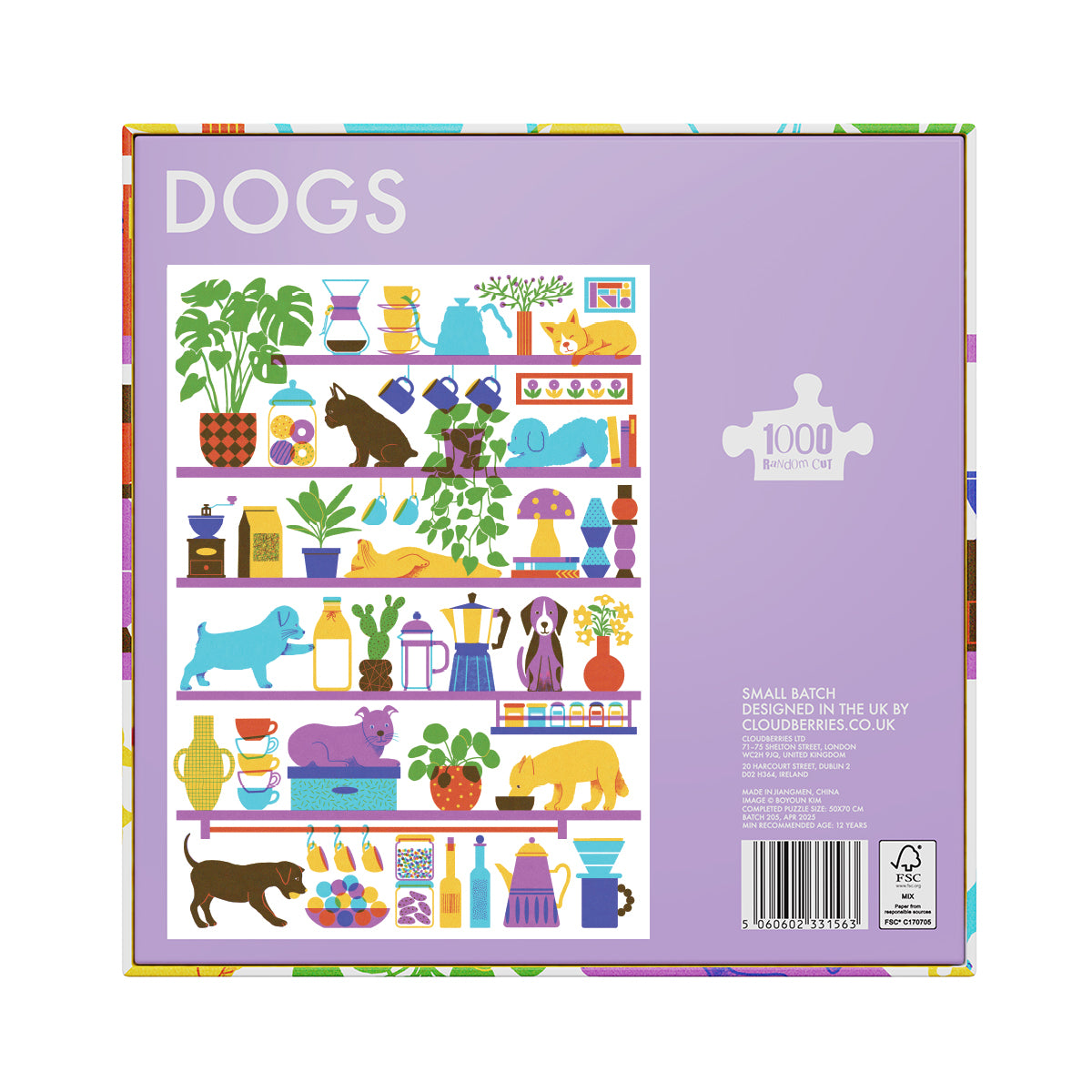 Dogs 1000 Piece Puzzle (Small Batch)