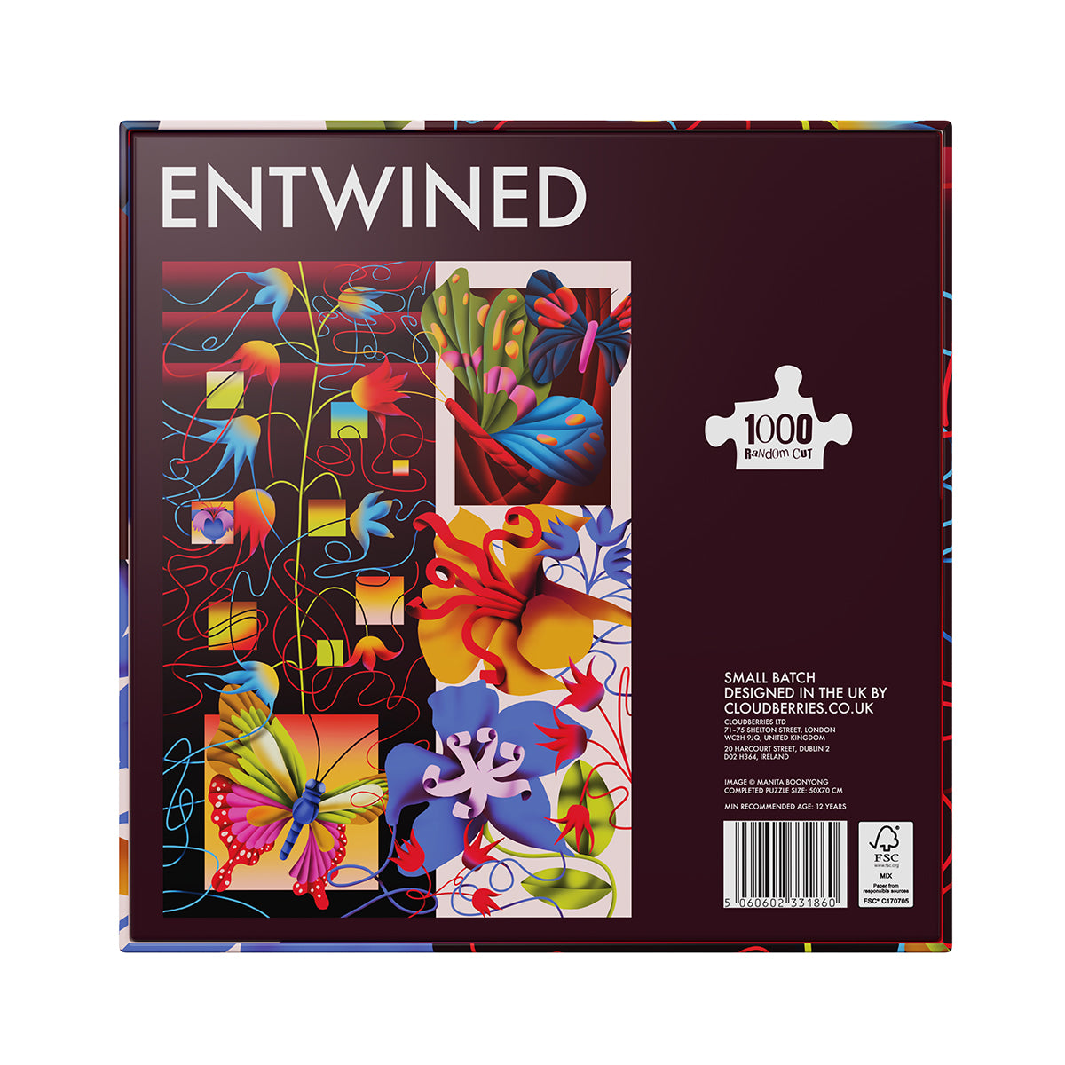 Entwined 1000 Piece Puzzle (Small Batch)