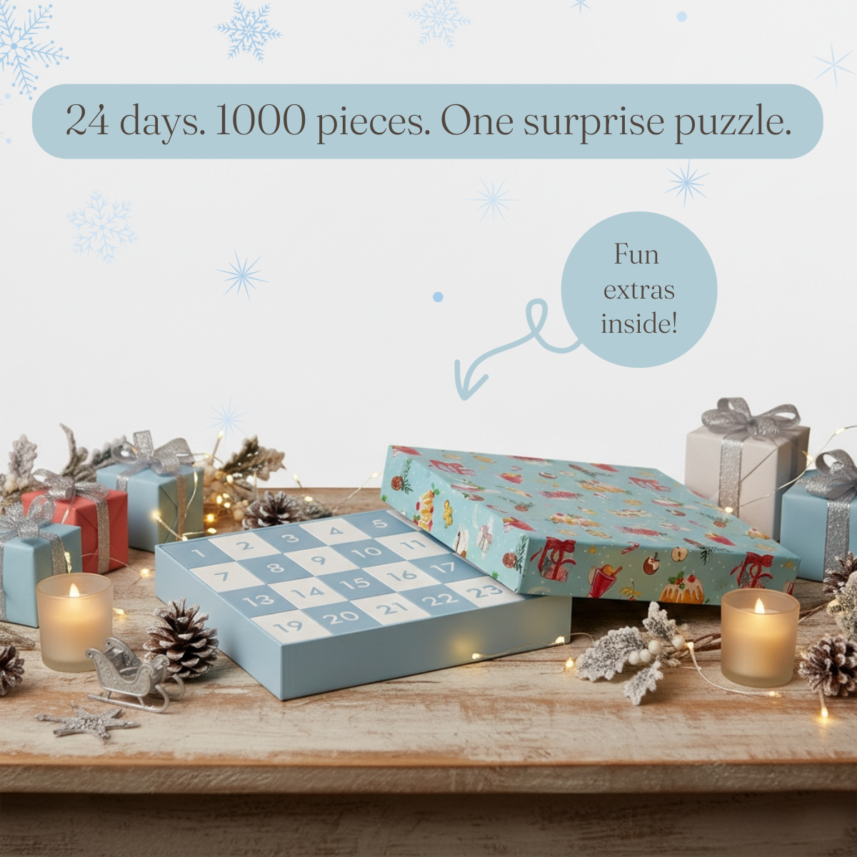 The Cloudberries Jigsaw Advent Calendar