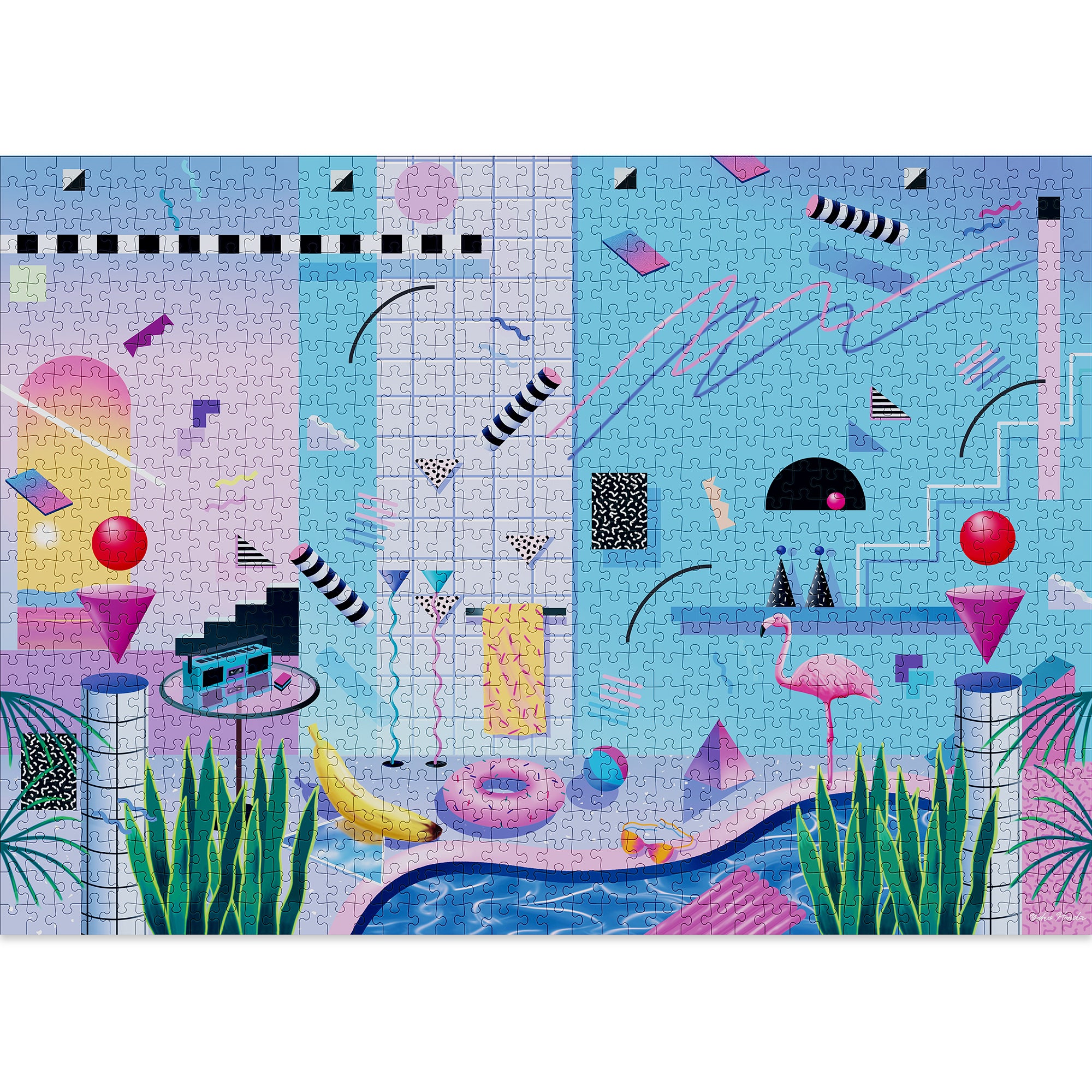 Poolside Jigsaw Puzzle (1000 pieces)