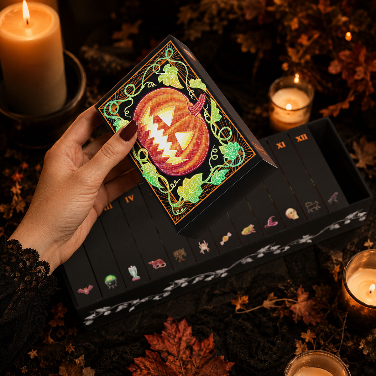 Halloween Countdown Calendar (13 x Glow In The Dark Puzzles)