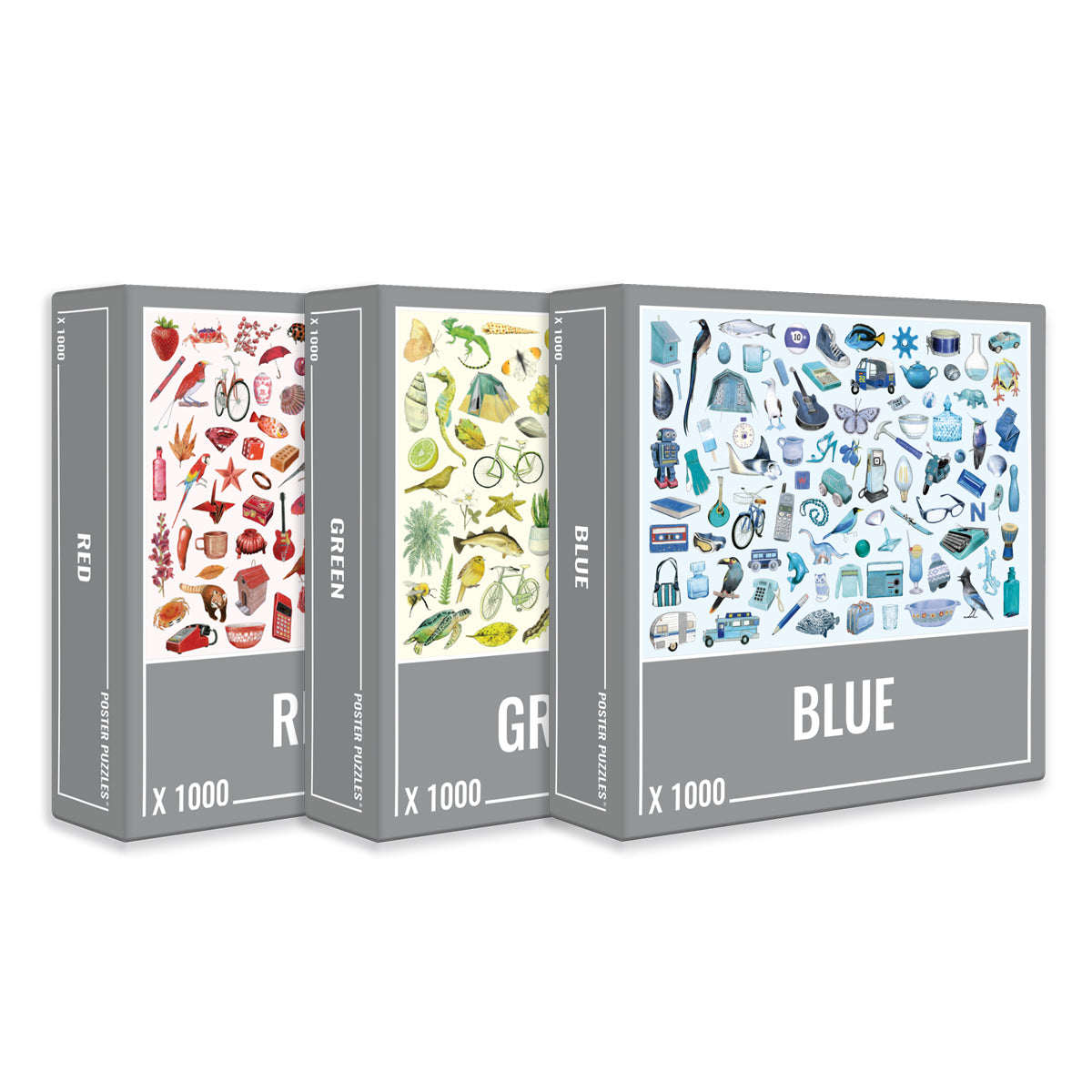 RGB Bundle (3 x 1000 Piece Puzzles)